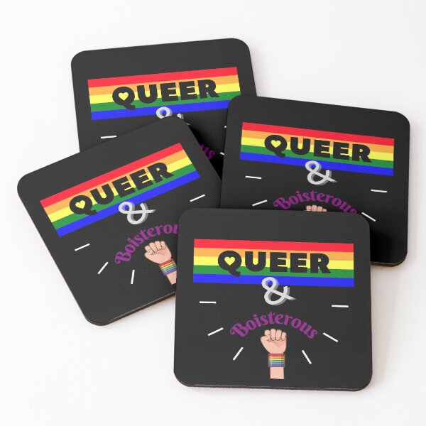 Item preview, Queer and Boisterous designed and sold by ShowMePride.