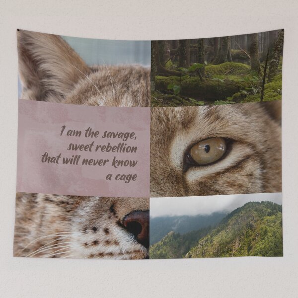 Item preview, Uncaged Lynx Mood Board designed and sold by kbkiwiart.