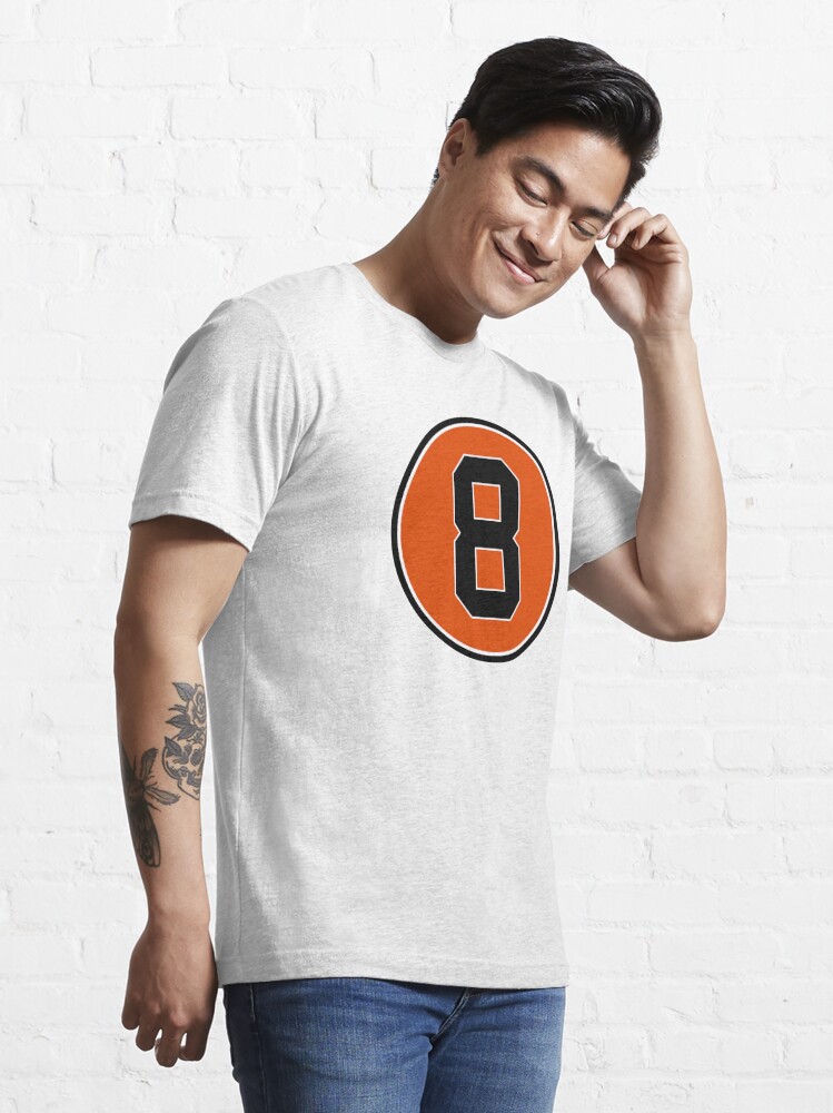 Cal Ripken Jr. #8 - Jersey Number  Essential T-Shirt for Sale by