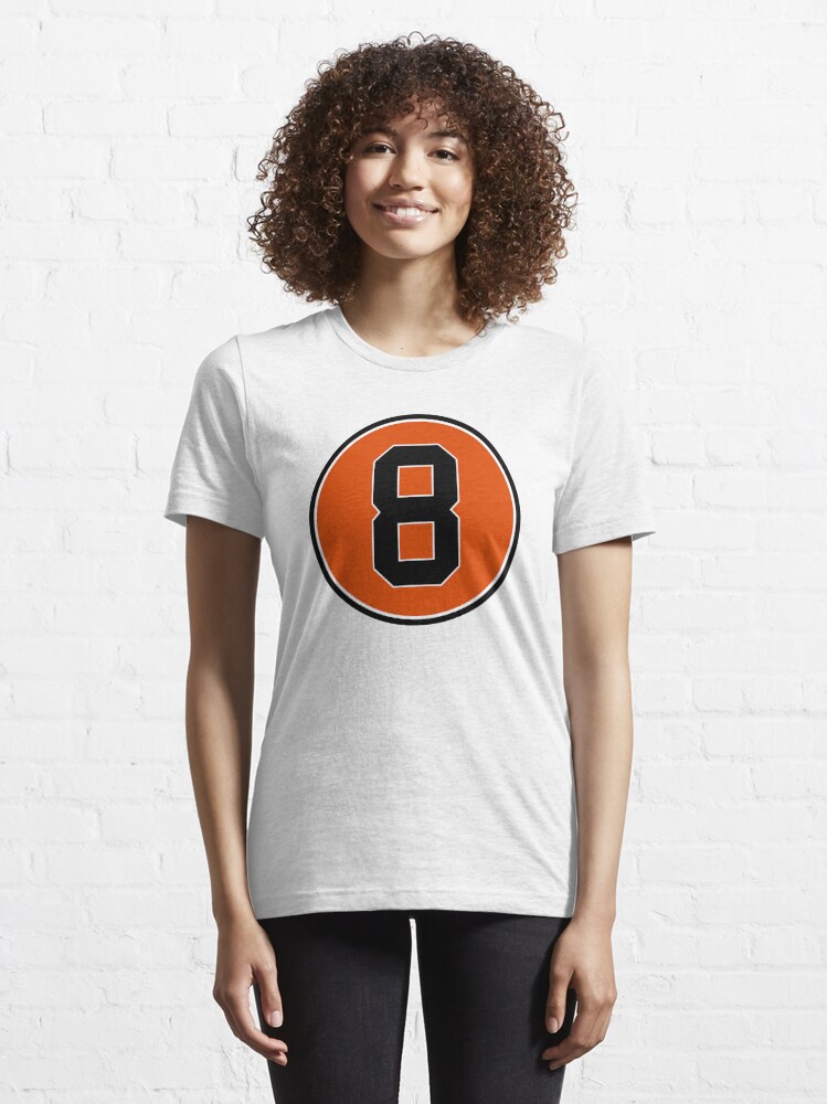 Cal Ripken Jr. #8 - Jersey Number  Essential T-Shirt for Sale by