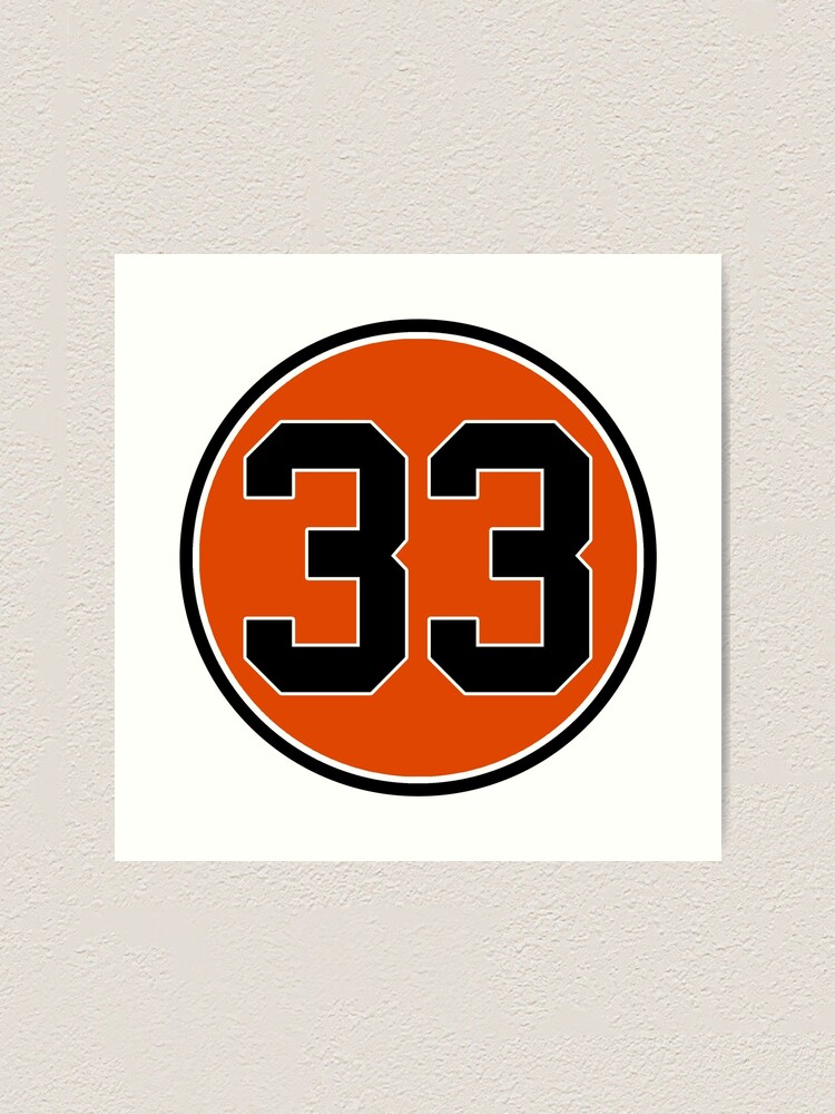 Eddie Murray #33 - Jersey Number  Sticker for Sale by OLMontana