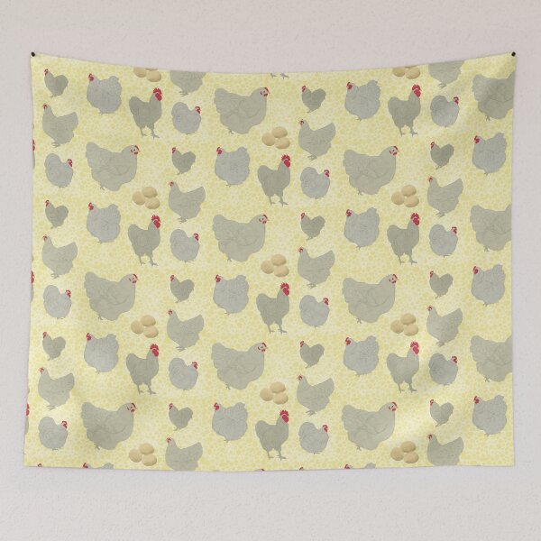 Item preview, Lavender Orpington Chicken Pattern designed and sold by Ashley Gagnon.