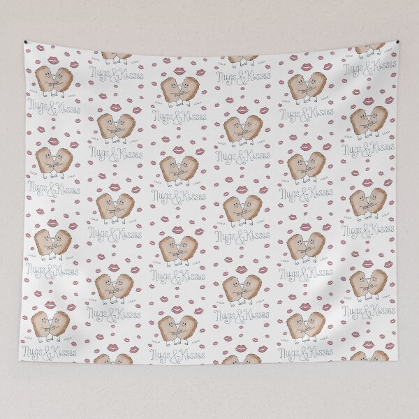 Item preview, Nugs & Kisses (Transparent) designed and sold by artsyANTcreatns.