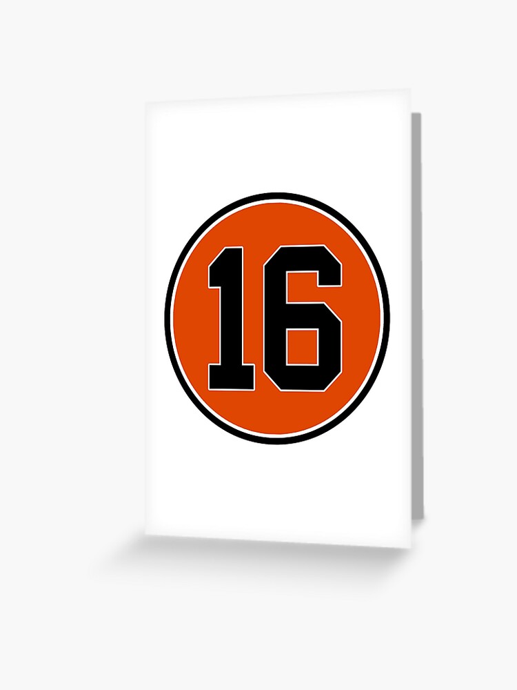 Trey Mancini #16 - Jersey Number Greeting Card for Sale by OLMontana