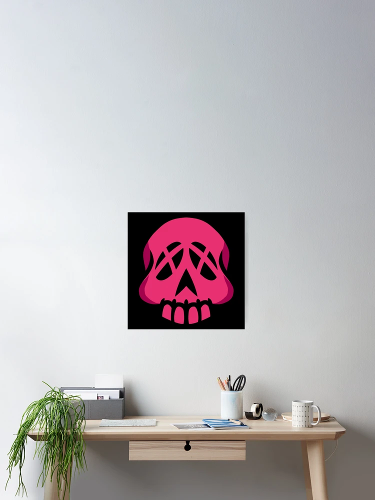 Thumbnail 2 of 3, Poster, Deadeye Skull designed and sold by JavaWolfDesign.