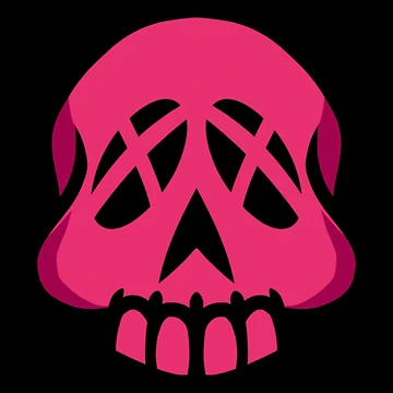 Artwork thumbnail, Deadeye Skull by JavaWolfDesign
