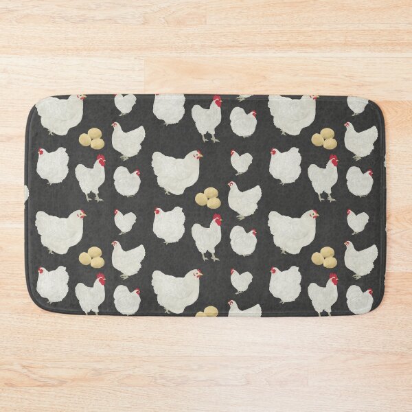 Item preview, White Orpington Chicken Pattern designed and sold by Ashley Gagnon.