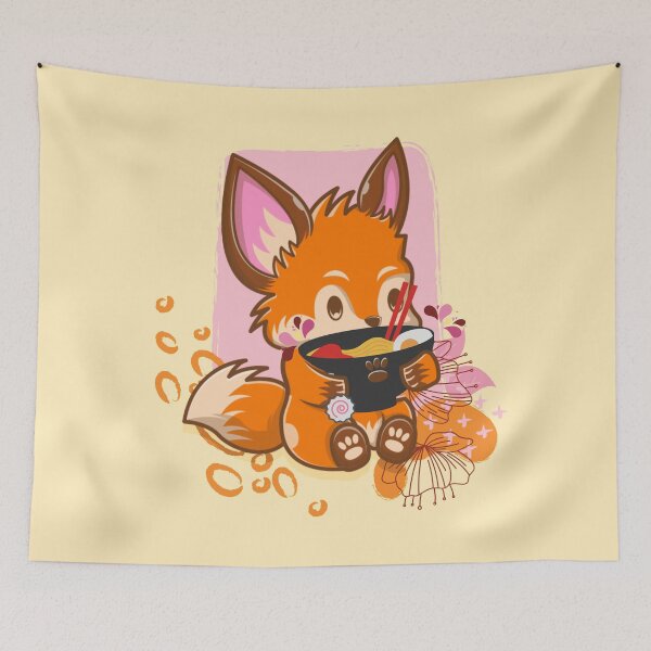 Item preview, Fox Leaves Ramen - Fox With Ramen !! designed and sold by SoffyLee586.