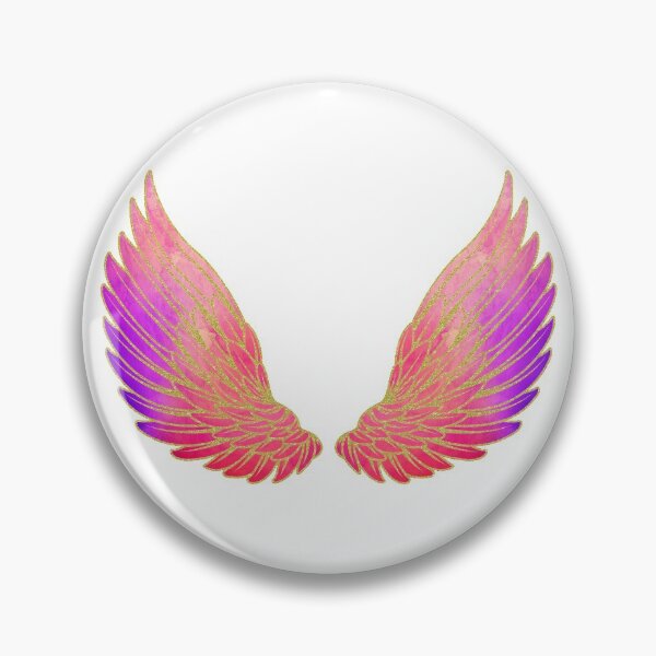 Item preview, Fuchsia and Purple Gold Lined Wings designed and sold by Lori P.