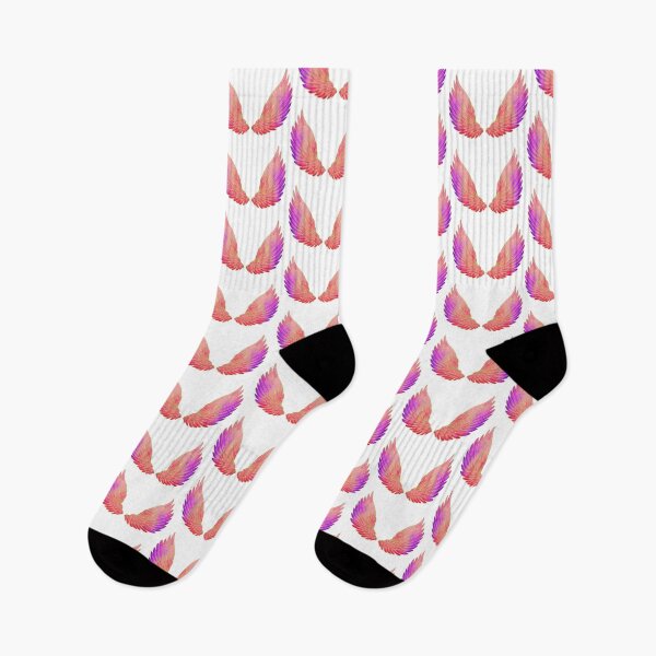 Item preview, Fuchsia and Purple Gold Lined Wings designed and sold by Lori P.