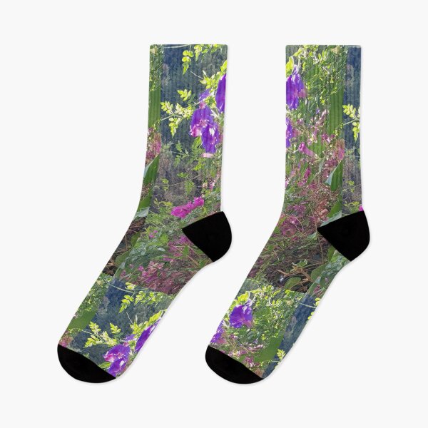 Item preview, Morning Glory and Bouganvillea,  Emek Refaim St. by EKAIDA designed and sold by EsterKarenAida.