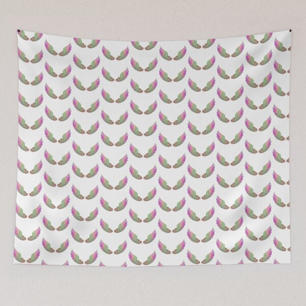 Item preview, Green and Pink Gold Lined Wings designed and sold by Lori P.