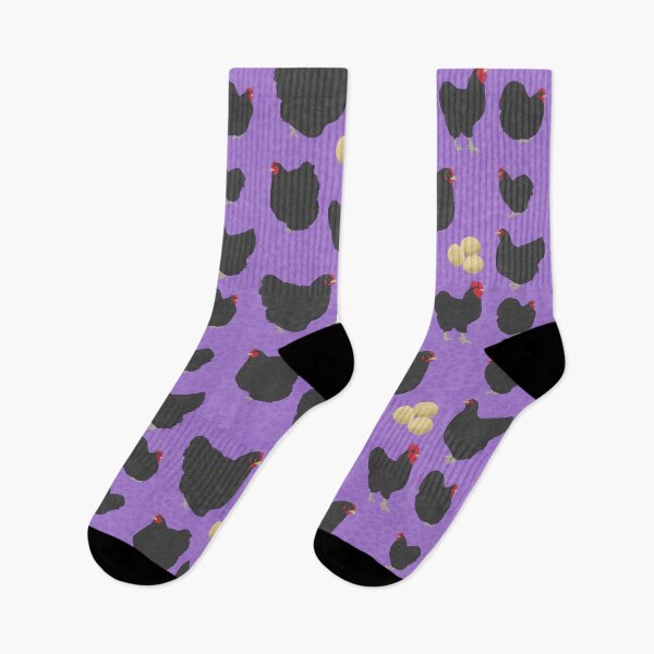 Item preview, Black Orpington Chicken Purple designed and sold by Ashley Gagnon.