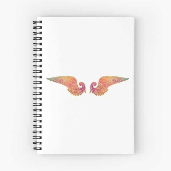 Item preview, Fuchsia, Green, and Orange Gold Lined Wings designed and sold by Lori P.