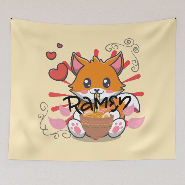 Item preview, Fox Leaves Ramen - Fox With Ramen !! designed and sold by SoffyLee586.