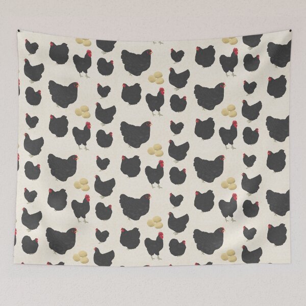 Item preview, Black Orpington Chicken White designed and sold by Ashley Gagnon.