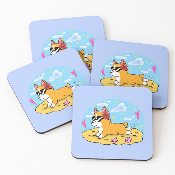 Item preview, Beach corgi designed and sold by Starmiaofairy.