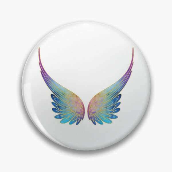 Item preview, Teal, Purple, and Blue Gold Lined Wings designed and sold by Lori P.