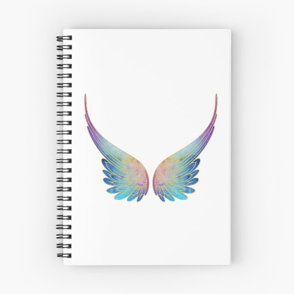 Item preview, Teal, Purple, and Blue Gold Lined Wings designed and sold by Lori P.