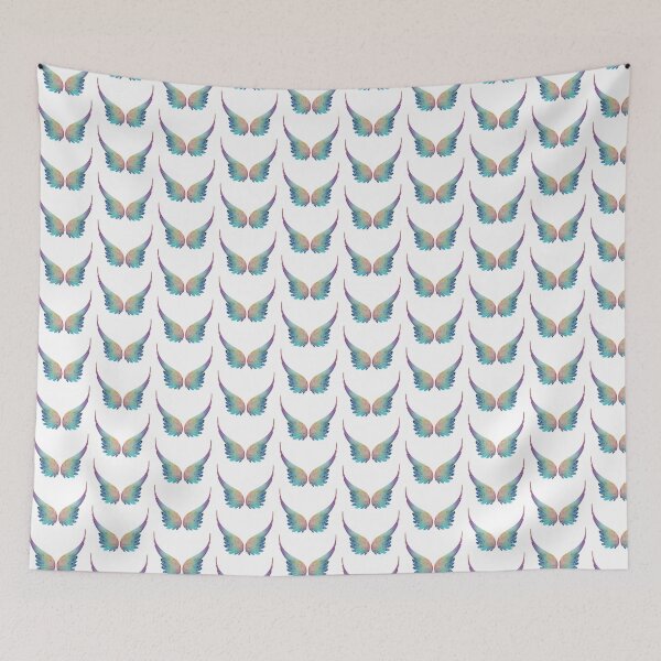 Item preview, Teal, Purple, and Blue Gold Lined Wings designed and sold by Lori P.