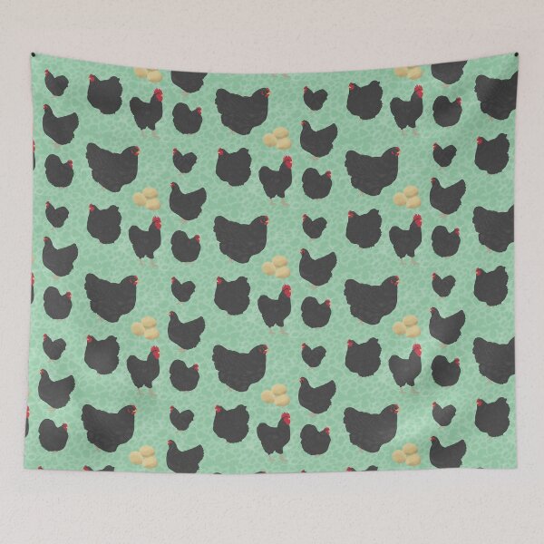 Item preview, Black Orpington Chickens Mint designed and sold by Ashley Gagnon.