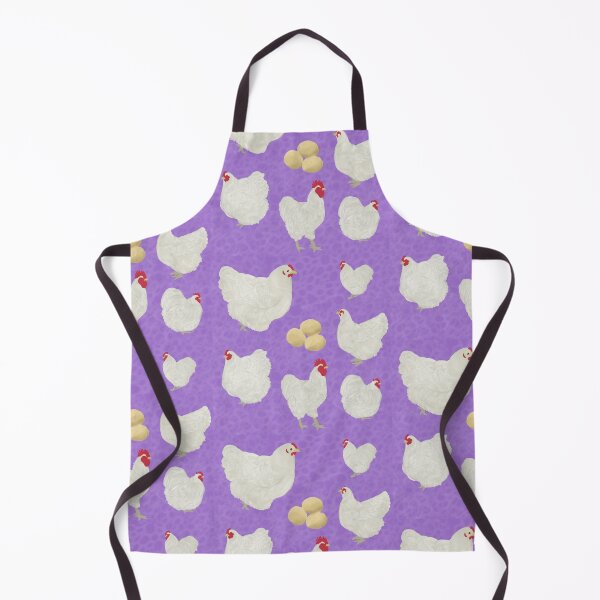 Item preview, White Orpington Chickens Purple designed and sold by Ashley Gagnon.