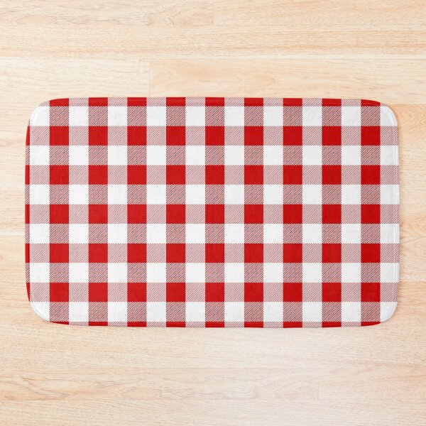 Item preview, Plaid red and white  flannel pattern designed and sold by DesignHub08.