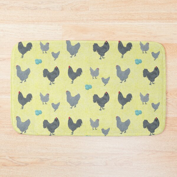 Item preview, Blue Ameraucana Pattern Yellow designed and sold by Ashley Gagnon.