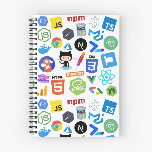 Aperçu de l'œuvre Collection de logos de développement Web créée et vendue par Rice Rocca.