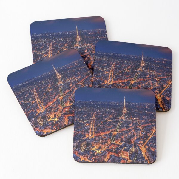 Item preview, paris france eiffel tower night city designed and sold by nature scenerys.