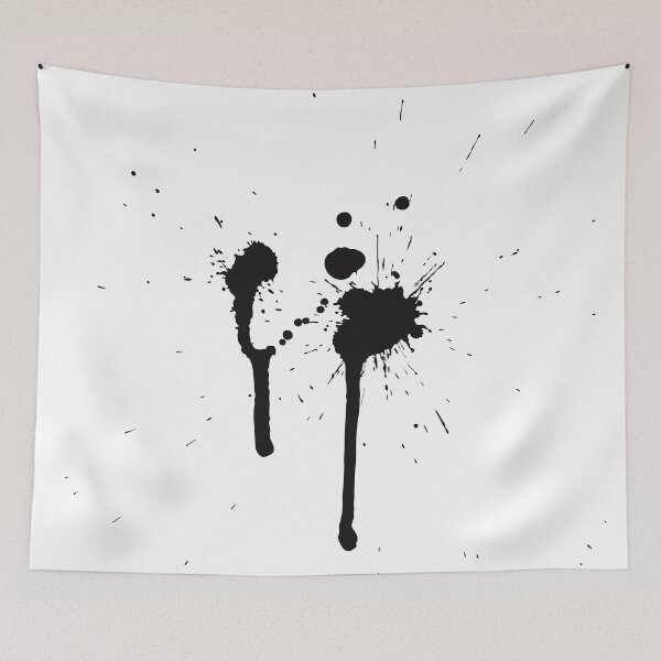Item preview, Black Spilled Paint Design designed and sold by kimuchiyo.