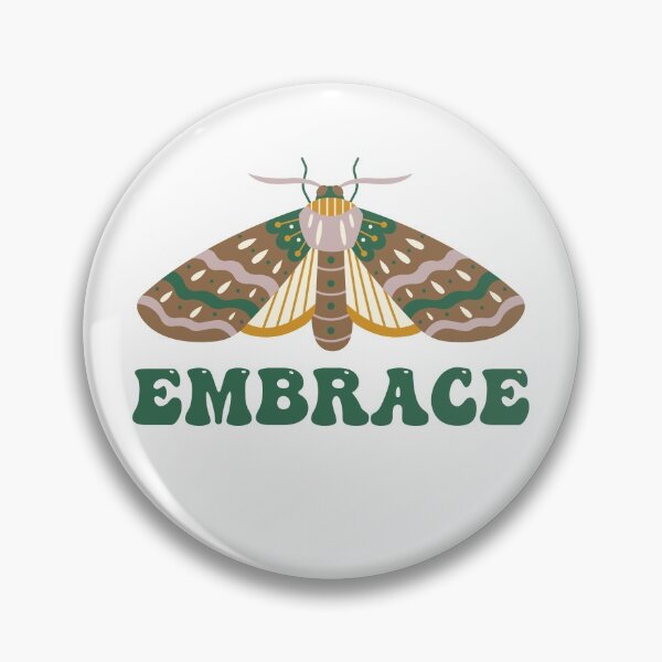 Item preview, Hippie Embrace Retro Earth Tone Moth designed and sold by Natasha Rolfe.