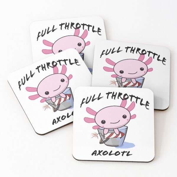 Item preview, Full Throttle Axolotl in a Bucket designed and sold by TinyDinoStudio.