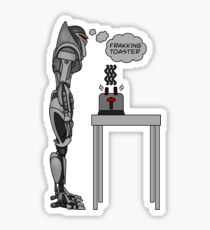 frakking toaster Sticker