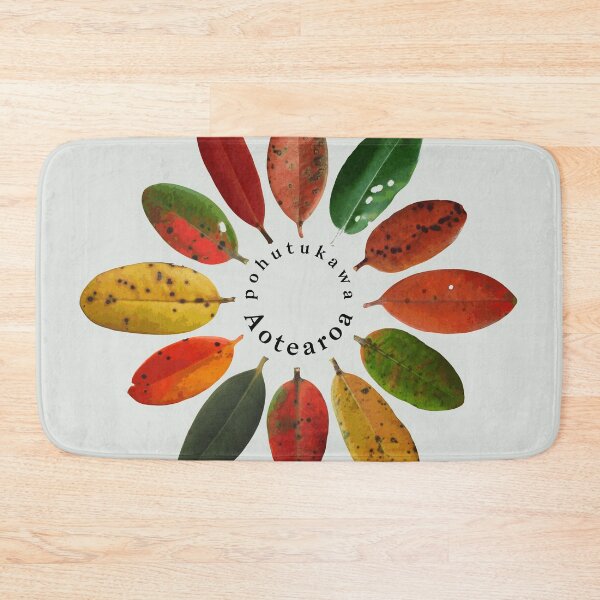 Item preview, Pohutukawa Leaf Wreath - Aotearoa (celebration of diversity, unity, strength) designed and sold by MHen.