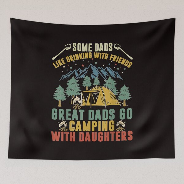 Item preview, Mens Great Dads Go Camping With Daughter Funny Camping Dad Summer designed and sold by travellb.