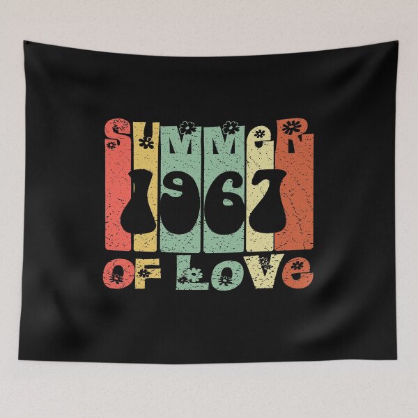 Item preview, Summer of Love 1967 | Retro Vintage Hippie Design designed and sold by Rocketman2017.