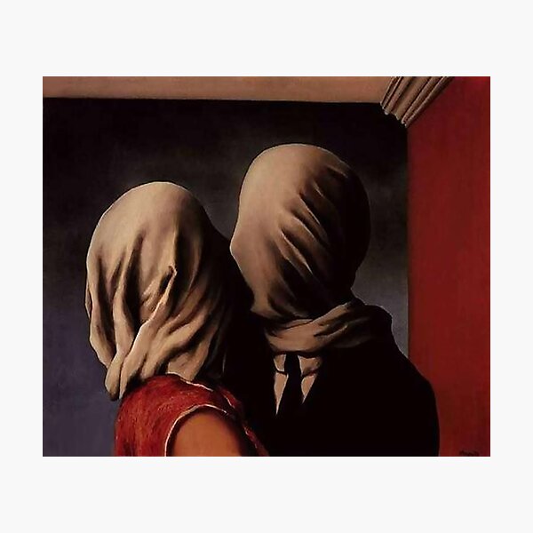 The Lovers - Rene Magritte Photographic Print