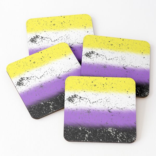 Item preview, Nonbinary Pride Flag designed and sold by Retrowave Rat.