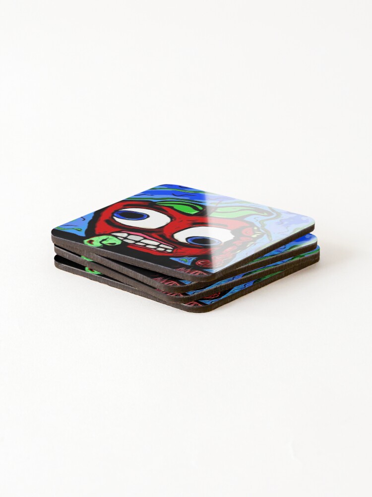 Thumbnail 4 of 5, Coasters (Set of 4), Bad Apple designed and sold by ACidysfunction.