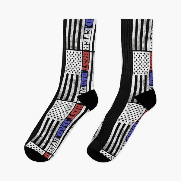 Item preview, Best Dad Ever with us american flag designed and sold by Mixture-DESIGN.