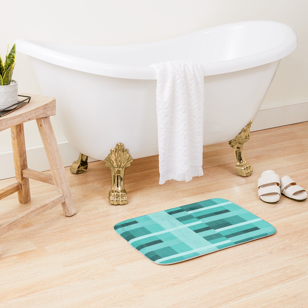 Item preview, Bath Mat designed and sold by PlaidRat.