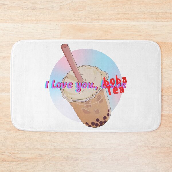 Item preview, I love you, babe/boba tea aesthetic design  designed and sold by Phiiilo.