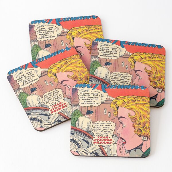Item preview, love romance vintage relationship quotes comics  Crying Comic Girl  cartoon retro movies cute designed and sold by TRIBExSPACE.