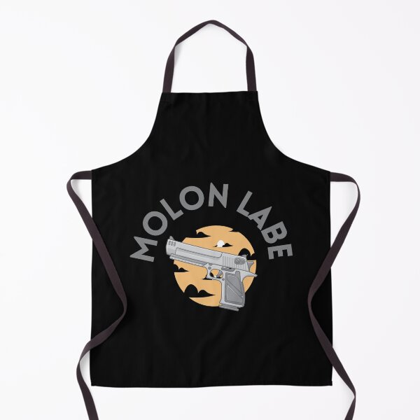 Item preview, Molon Labe on black background designed and sold by Amalzaki.