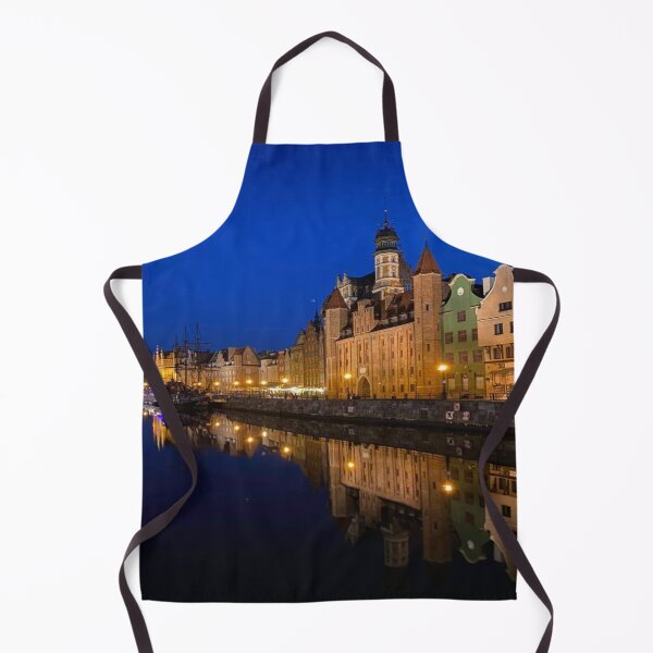 Item preview, Gdansk waterfront at night. designed and sold by Dubage603.
