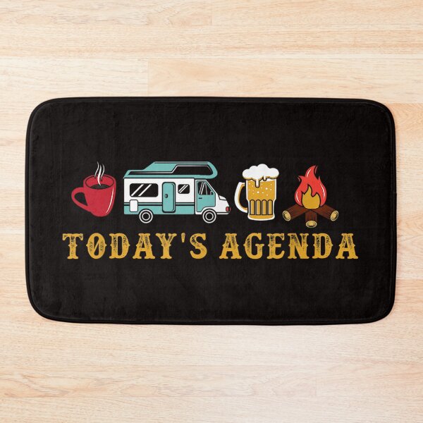 Item preview, Mens RV Camping Lover Agenda Summer designed and sold by travellb.