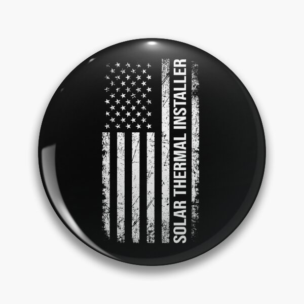 Item preview, Solar Thermal Installer American Flag designed and sold by Teelogic.