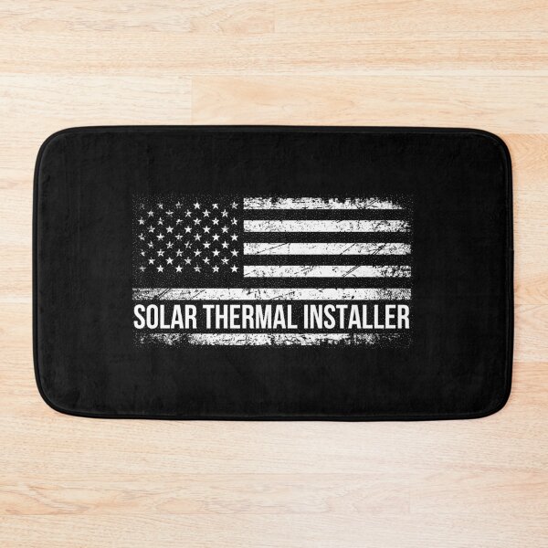Item preview, Solar Thermal Installer American Flag designed and sold by Teelogic.