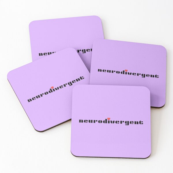Item preview, neurodivergent with heart stencil designed and sold by CatsMeowDesigns.